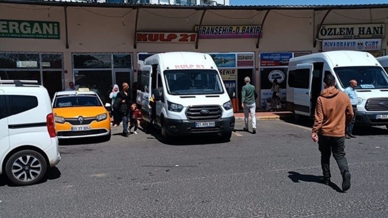 Diyarbakır ilçe otogarında bayram yoğunluğu