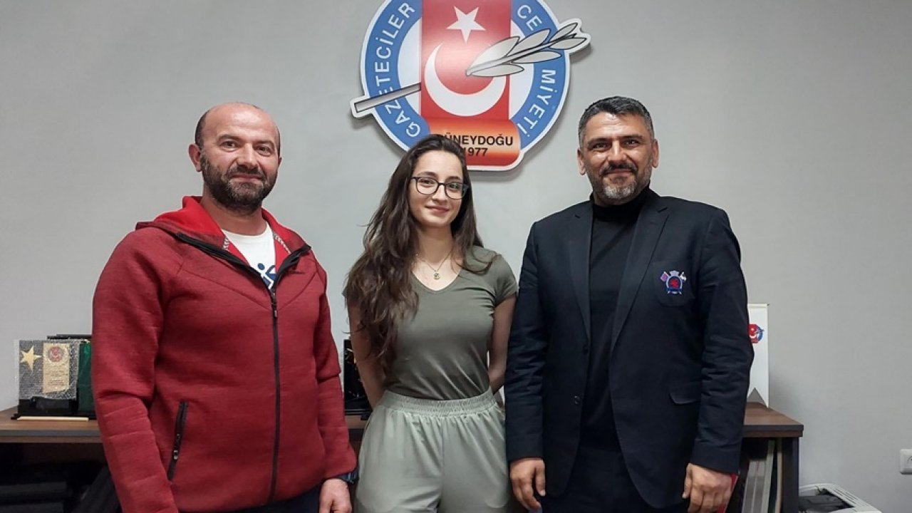 Diyarbakırlı karate Şampiyonu Sena Kızılaslan’dan GGC'ye ziyaret