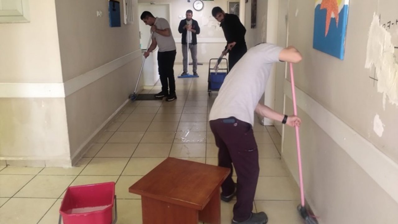 Diyarbakır Devlet Hastanesi’nde temizlik seferberliği