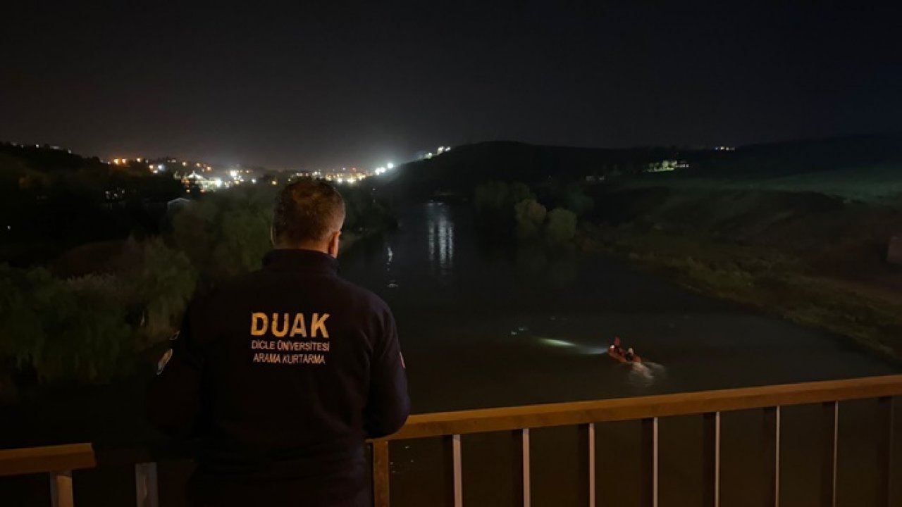 Dicle Nehri’nde ceset ihbarı! Bot ile nehirde arama