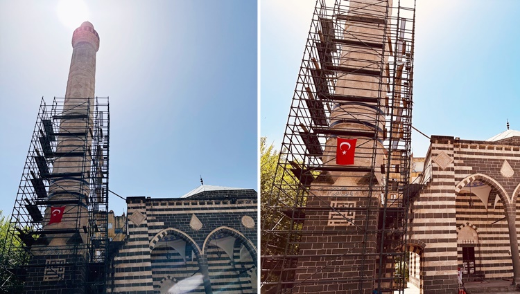 Diyarbakır’da 6 yüzyıllık ‘kokulu’ camide restorasyon