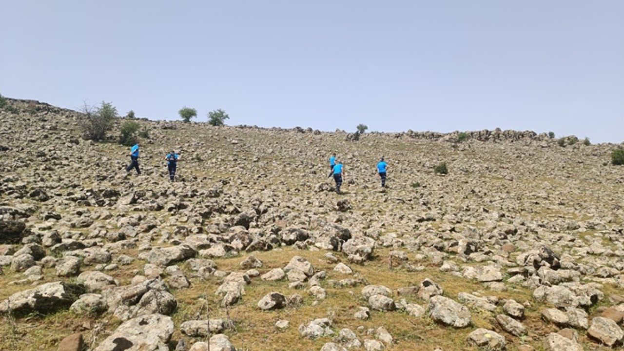 Diyarbakır Çermik’teki kayıp çobanı arma çalışmaları 3’üncü gününde