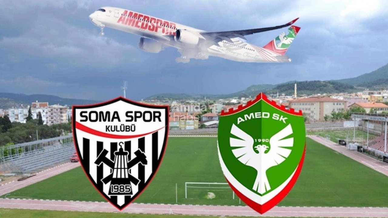 Lider Amedspor özel uçakla Soma’ya gitti