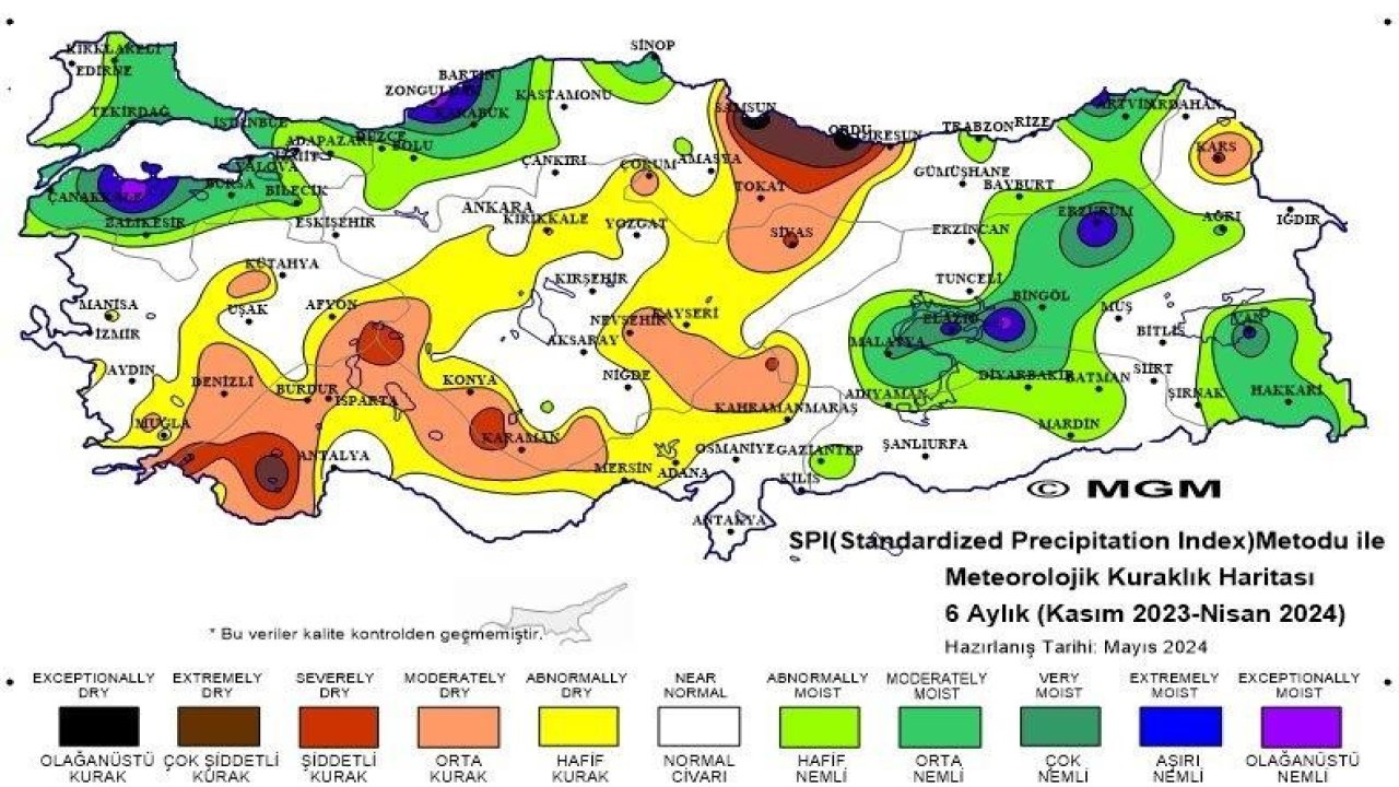 Son 53 yılın en sıcak nisanı