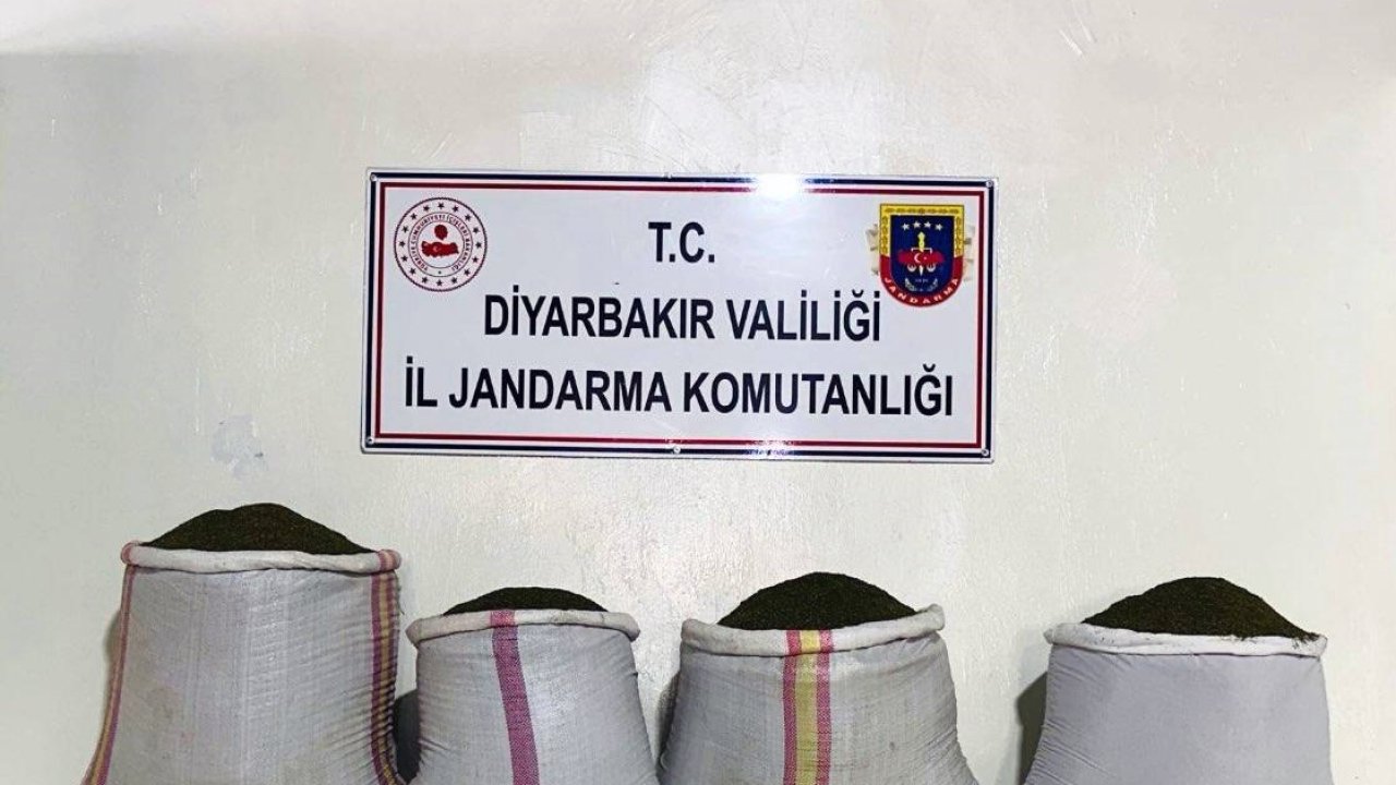 Diyarbakır’da ele geçirilen esrar muhafaza altına alındı