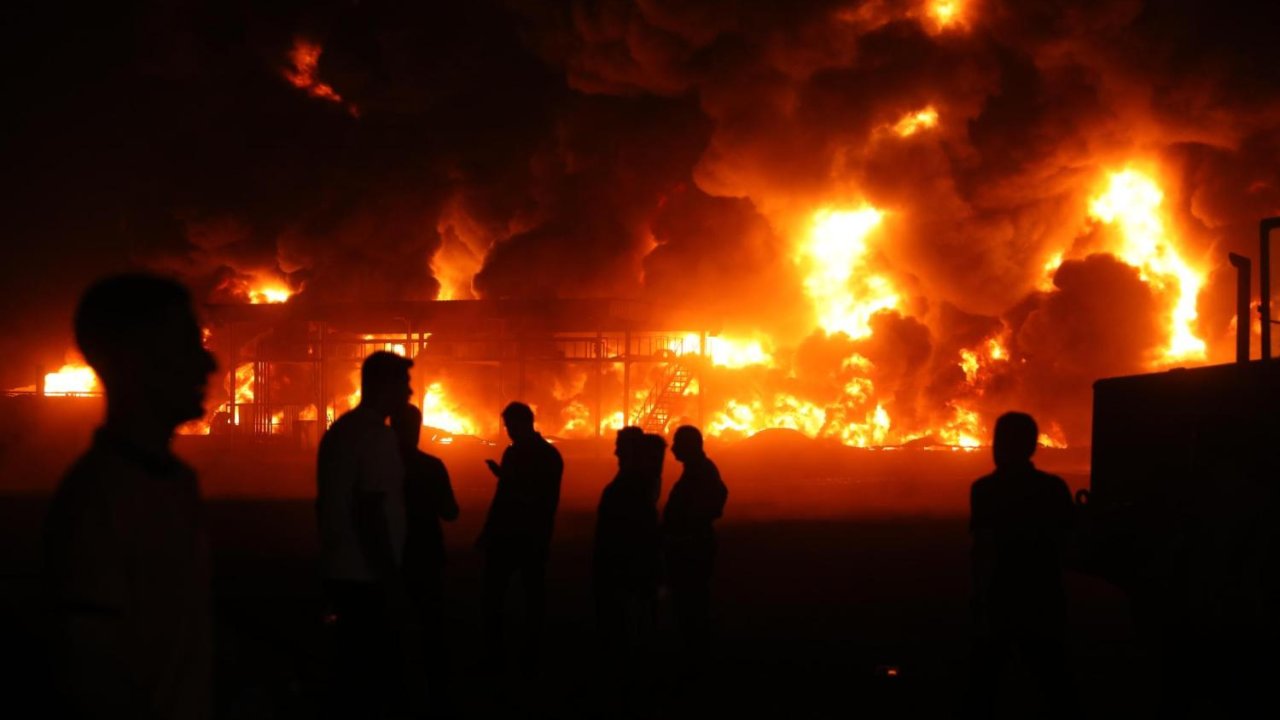 Erbil’deki dev rafineri yangını kontrol altına alındı
