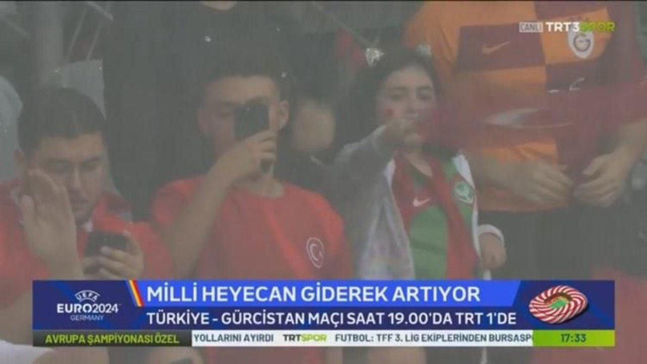Türkiye - Gürcistan maçında Amedsporlu taraftar