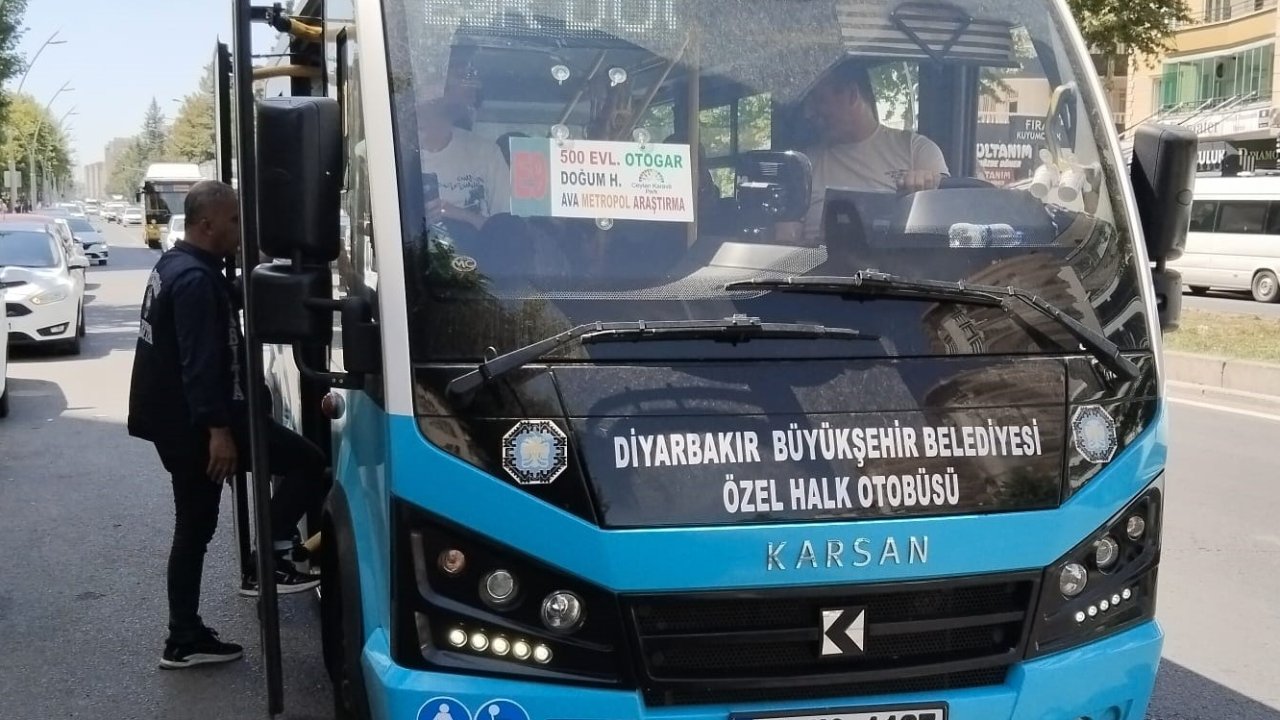 Diyarbakır Büyükşehir harekete geçti: Şoförlere ceza yağdı