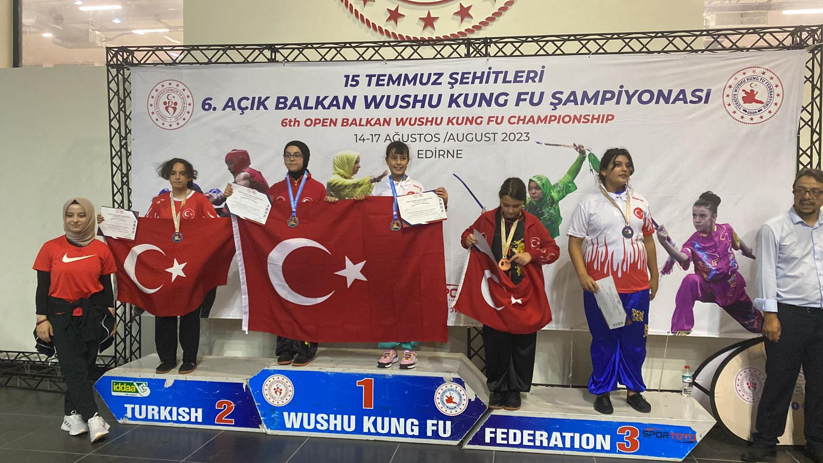 Diyarbakırlı Wushu'cular Şampiyonaya damga vurdu