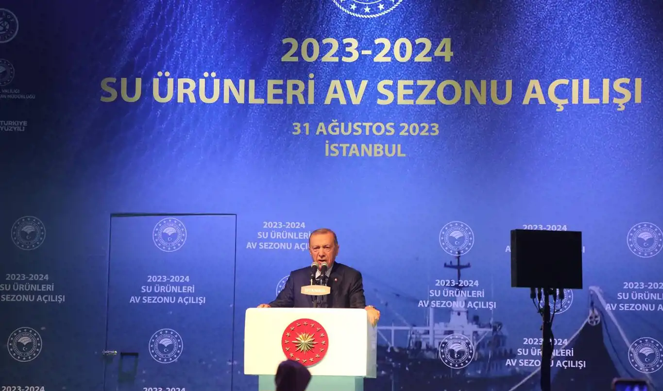 Cumhurbaşkanı Erdoğan 2023-2024 Balık sezonu açılışında konuştu