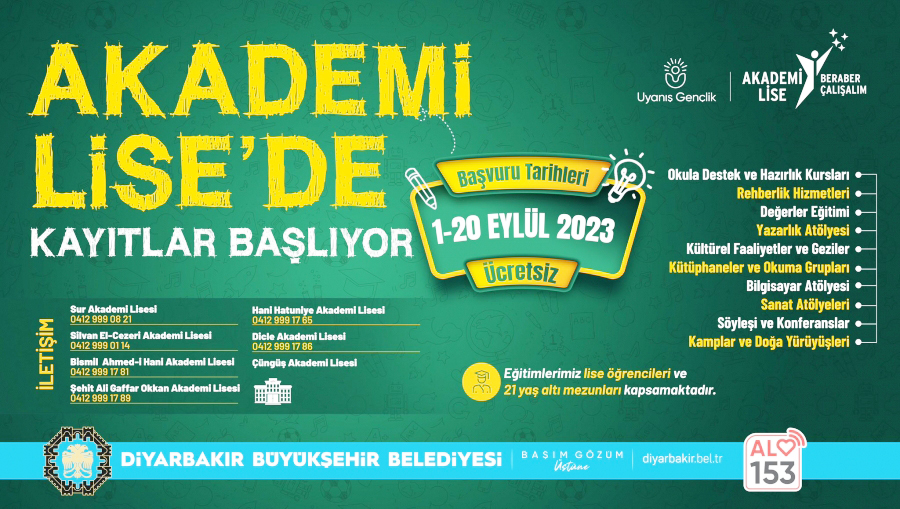 Akademi Lisede kayıtlar başladı