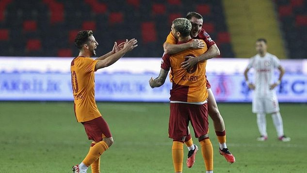 Galatasaray deplasmanda 3-0 kazandı