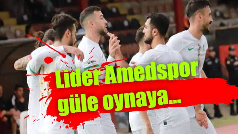 Lider Amedspor güle oynaya…