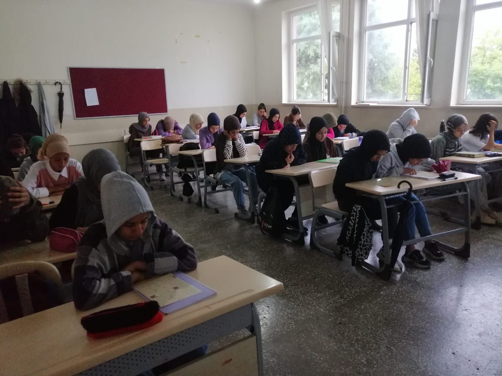 Kız Anadolu İmam Hatip Lisesinde her gün bir hatim