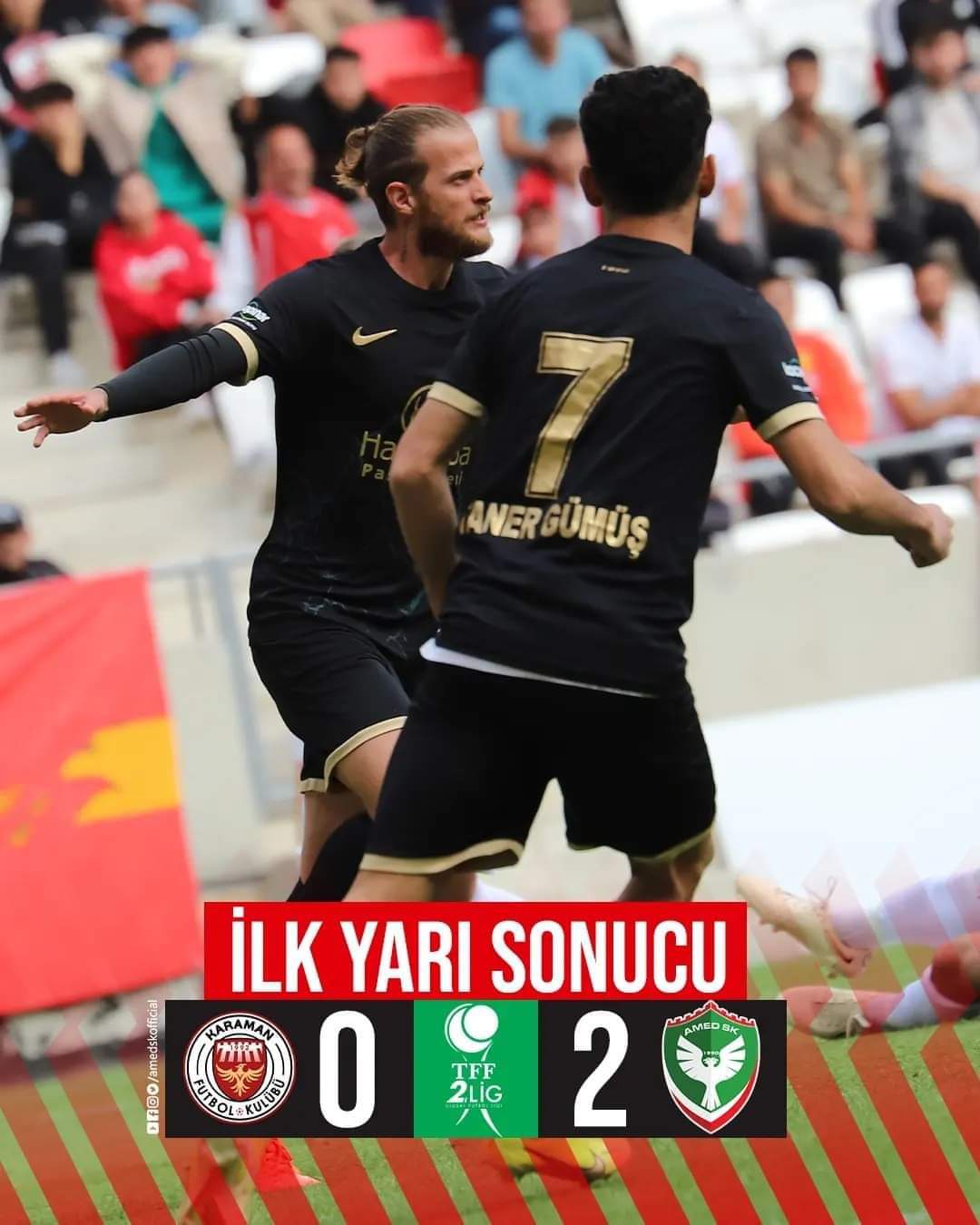 Amedspor dolu dizgin…