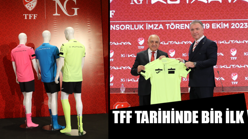 TFF ve NG Kütahya Seramik'ten tarihi sponsorluk anlaşması