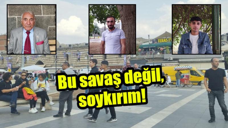 Diyarbakırlılardan İsrail’in Filistin’e yönelik saldırılarına tepki; Bu savaş değil, soykırım!