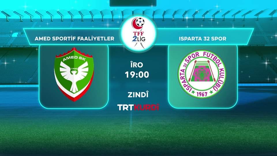 Amedspor- Isparta32spor maçı televizyondan canlı yayınlanacak