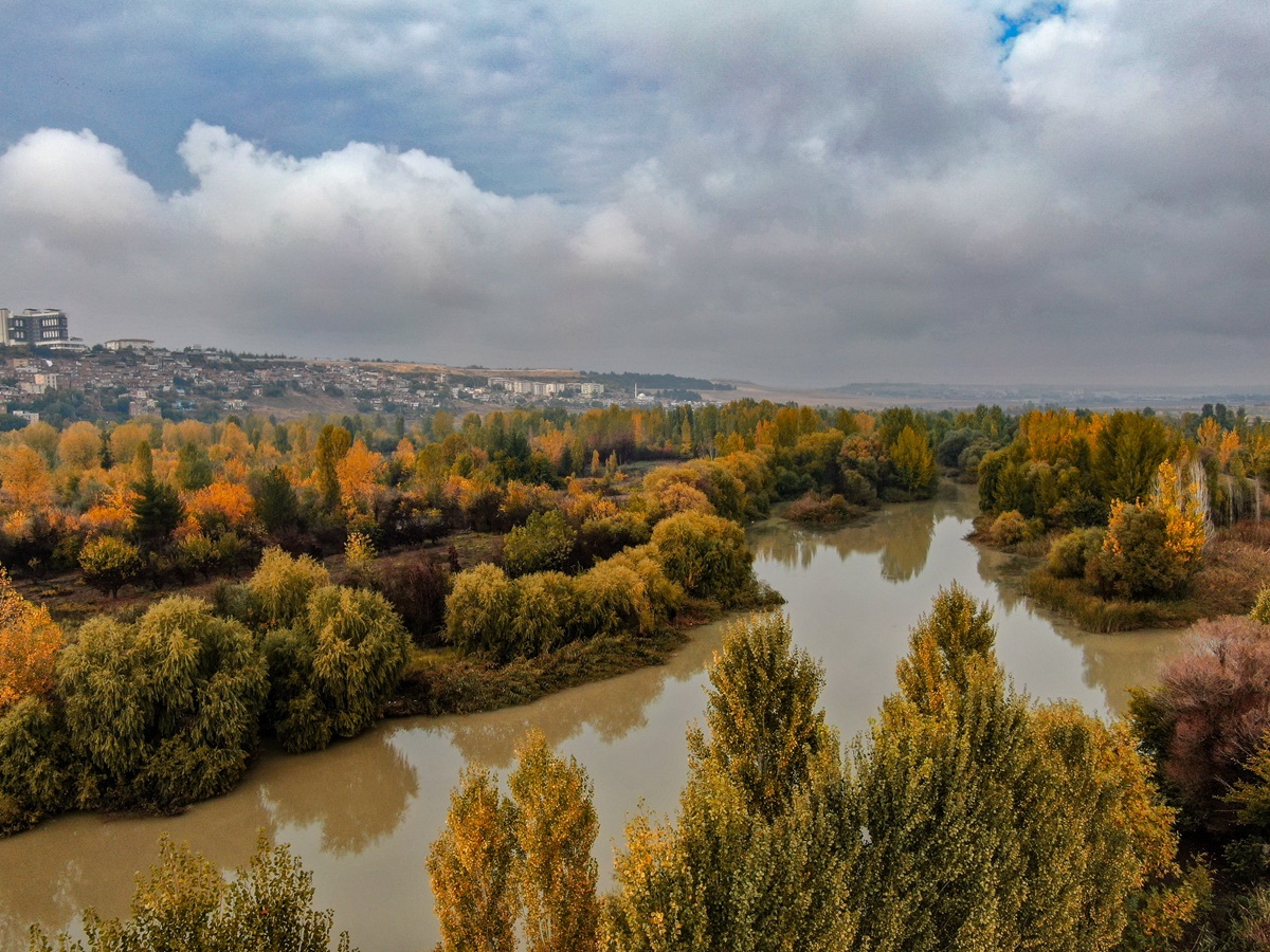 Diyarbakır’daki 8 bin yıllık Hevsel Bahçeleri’nde renk cümbüşü