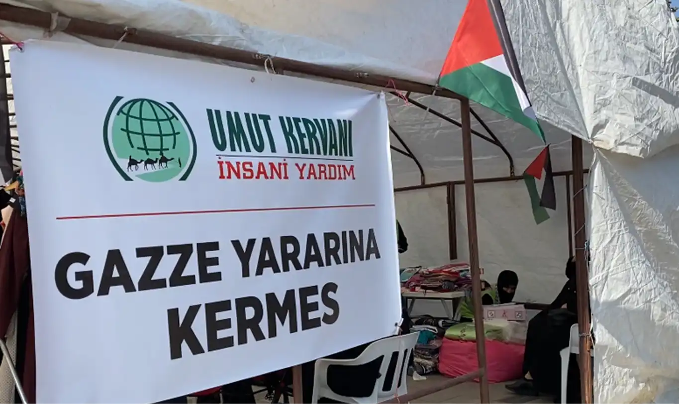 Bismil'de Gazze kermesi açıldı