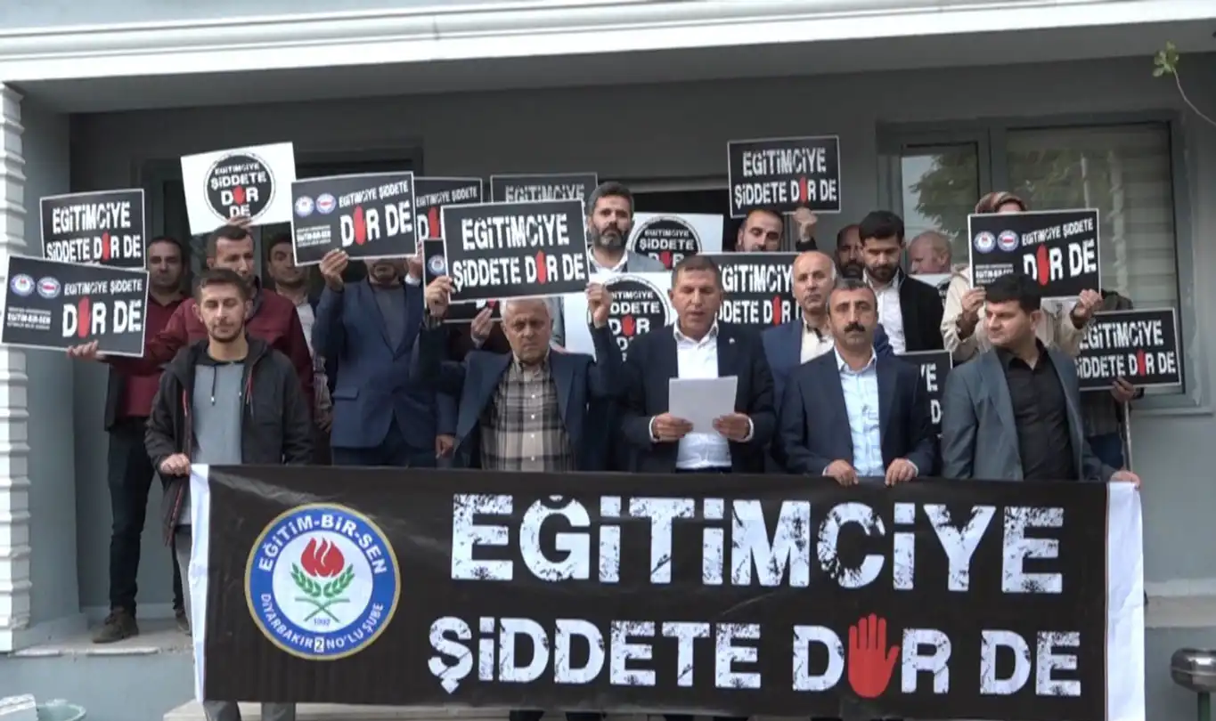 Diyarbakır'da Kulp İlçe Milli Eğitim Şube Müdürünün darp edilmesine tepki