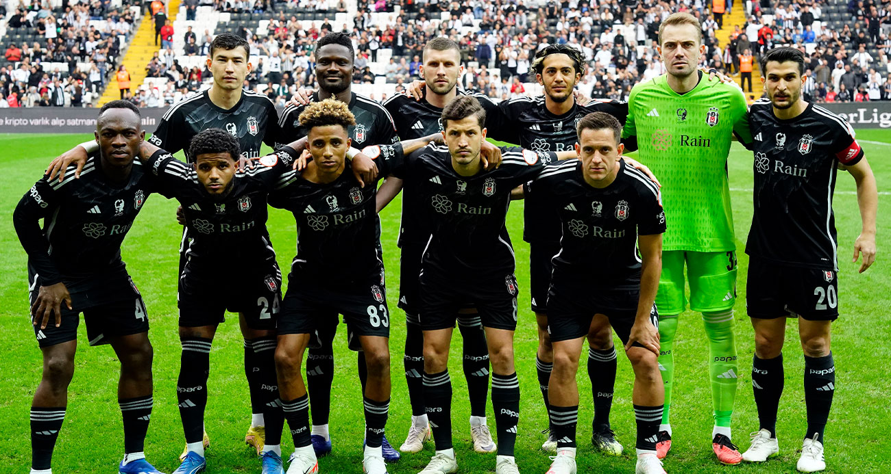 Beşiktaş’ta 4 değişiklik ile sahaya çıktı