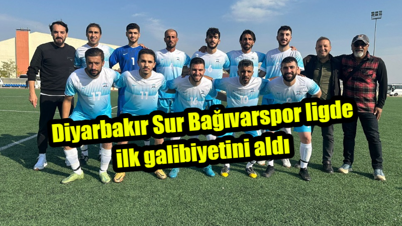 Diyarbakır Sur Bağıvarspor ligde ilk galibiyetini aldı