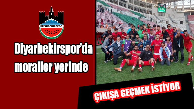 Diyarbekirspor’da moraller yerinde