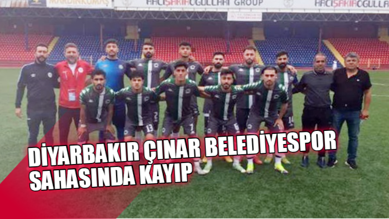 Diyarbakır Çınar Belediyespor sahasında kayıp