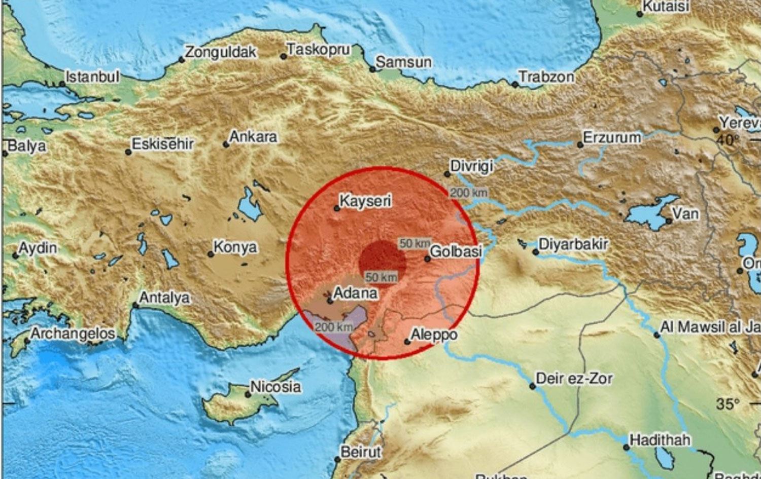 Maraş’ta 5.3 şiddetinde deprem