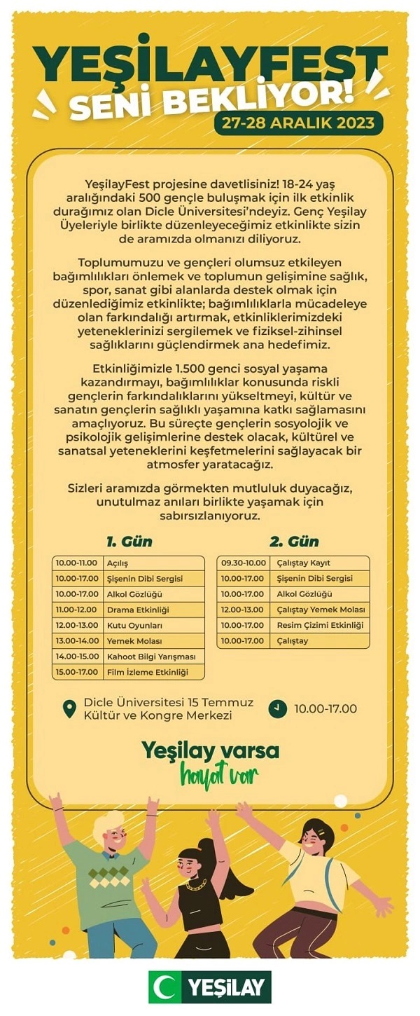 Diyarbakır’da festival başlıyor! İki gün sürecek!