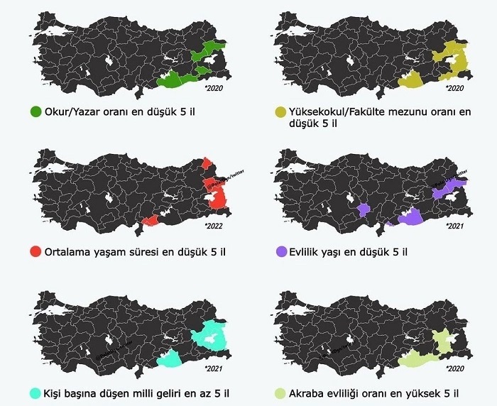 Diyarbakır yaşam kalitesi en düşük iller arasında mı?