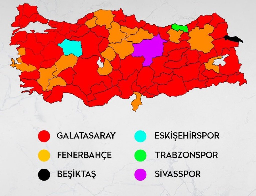 Hangi il hangi takımı tutuyor? Diyarbakır'da durum ne?