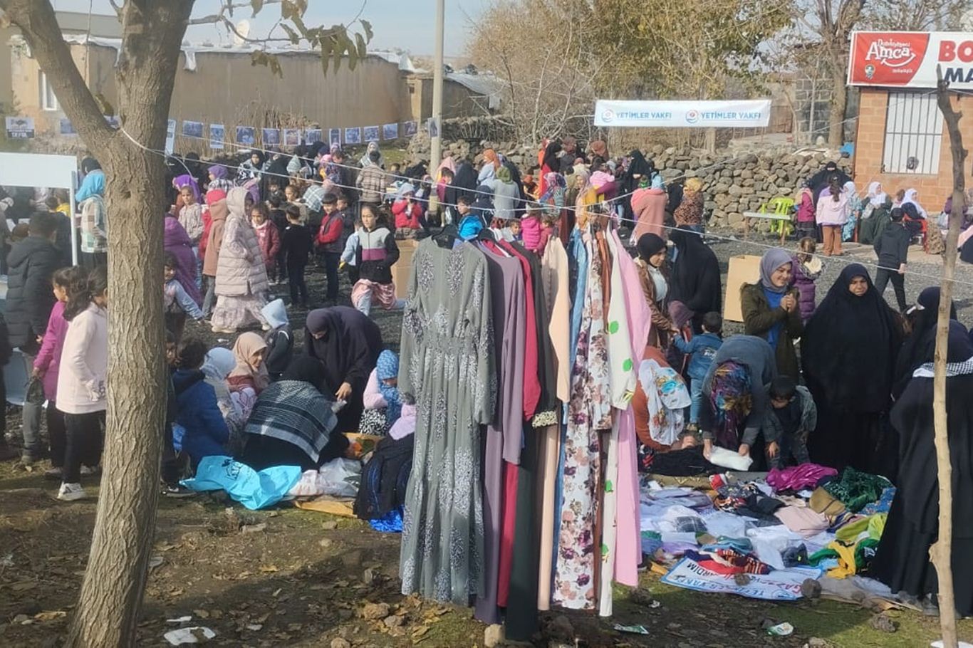 Diyarbakır'da köy sakinlerinden Gazze  kermesi