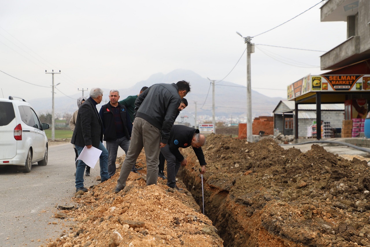 Diyarbakır’ın o ilçesine yeni içme suyu şebeke hattı