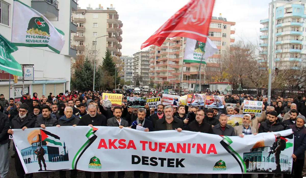 Diyarbakır’da Gazze için basın açıklaması!