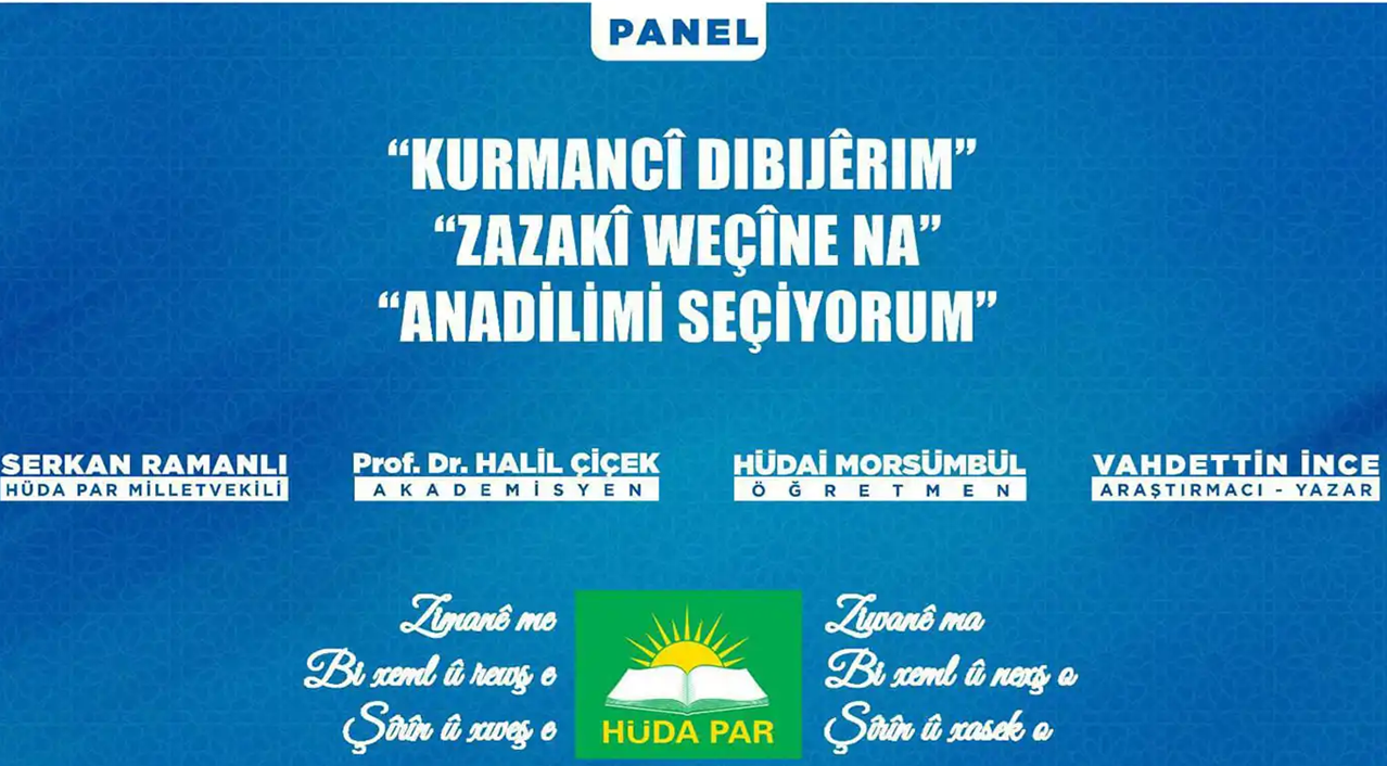 HÜDA PAR’dan Diyarbakır'da "Kürtçeyi Seçiyorum" programı