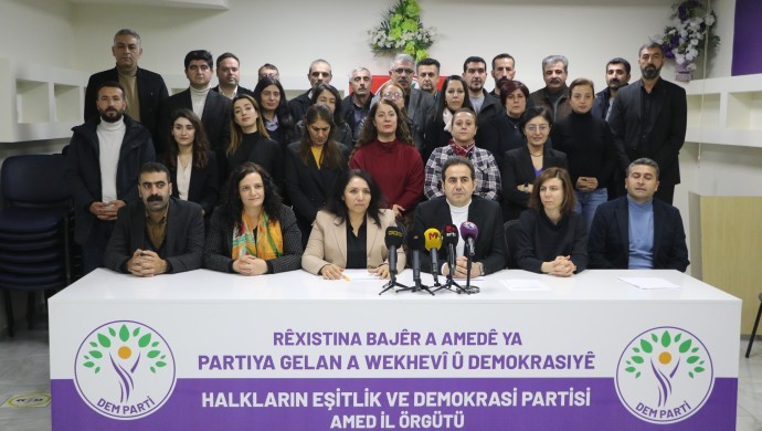 DEM Parti Diyarbakır İl Örgütü: Kayyımları gönderme zamanı!