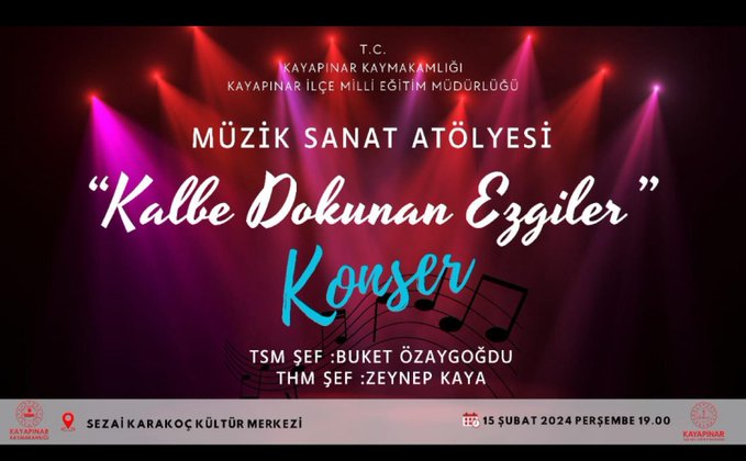 Diyarbakır’da ‘Kalbe Dokunan Ezgiler’ Konseri Düzenlenecek!