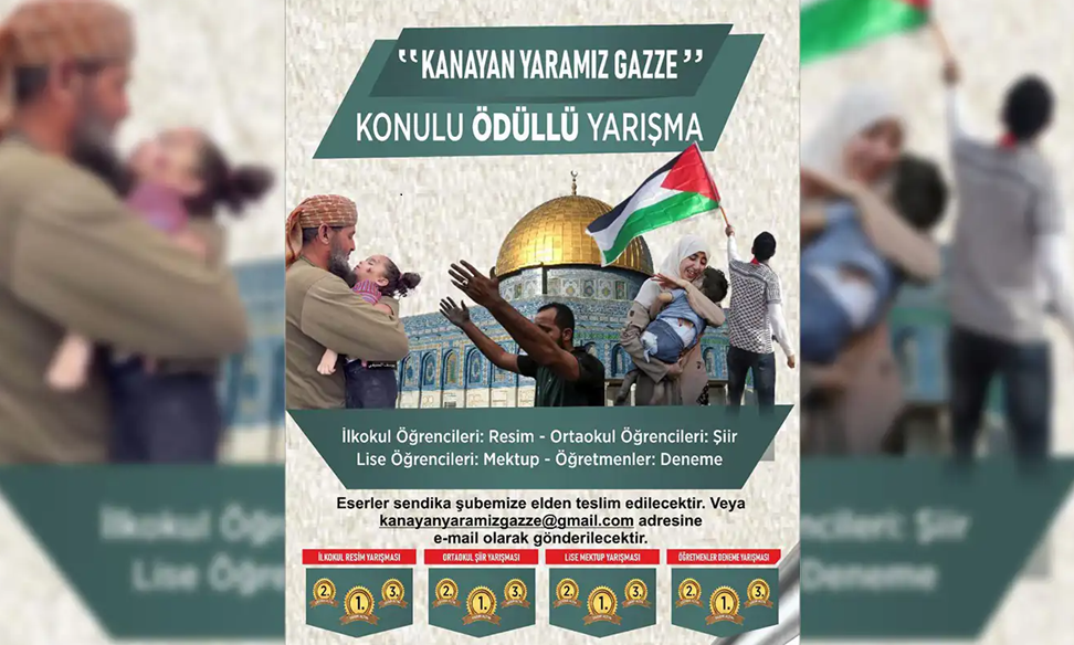 Diyarbakır’da 'Kanayan Yaramız Gazze' konulu ödüllü yarışma