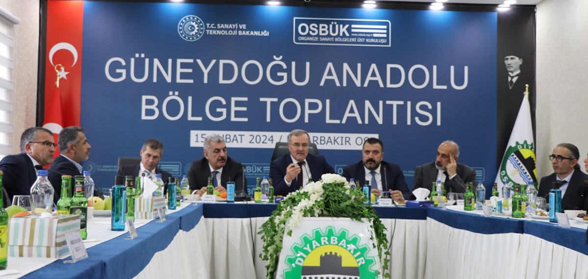 OSBÜK bölge toplantısı Diyarbakır’da yapıldı!