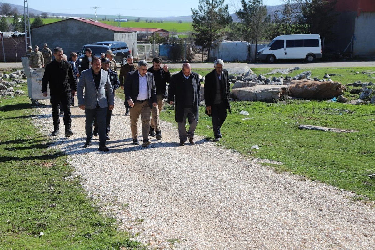 Diyarbakır'da kaymakamdan kırsala hizmet ziyaretleri!