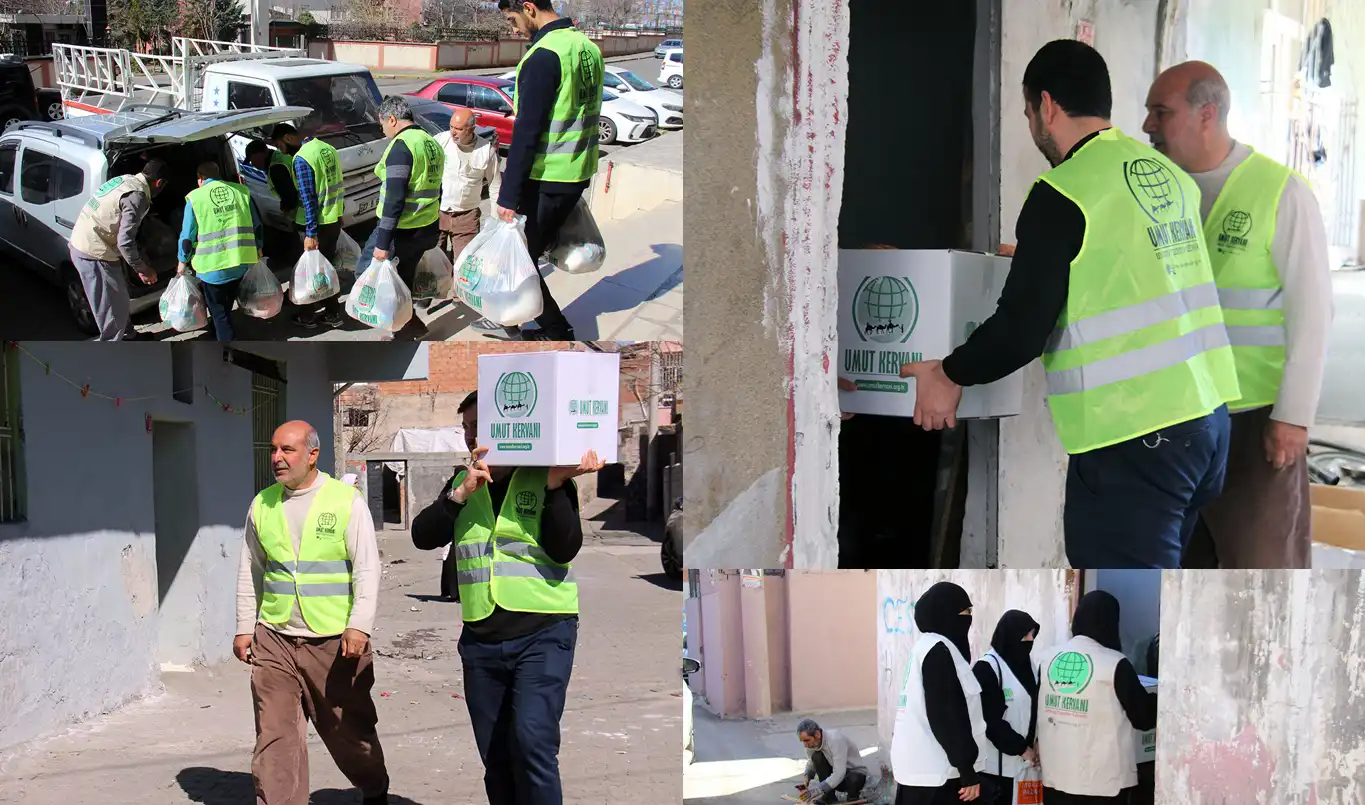 Diyarbakır'da Ramazan ayı öncesi binlerce aileye gıda yardımı