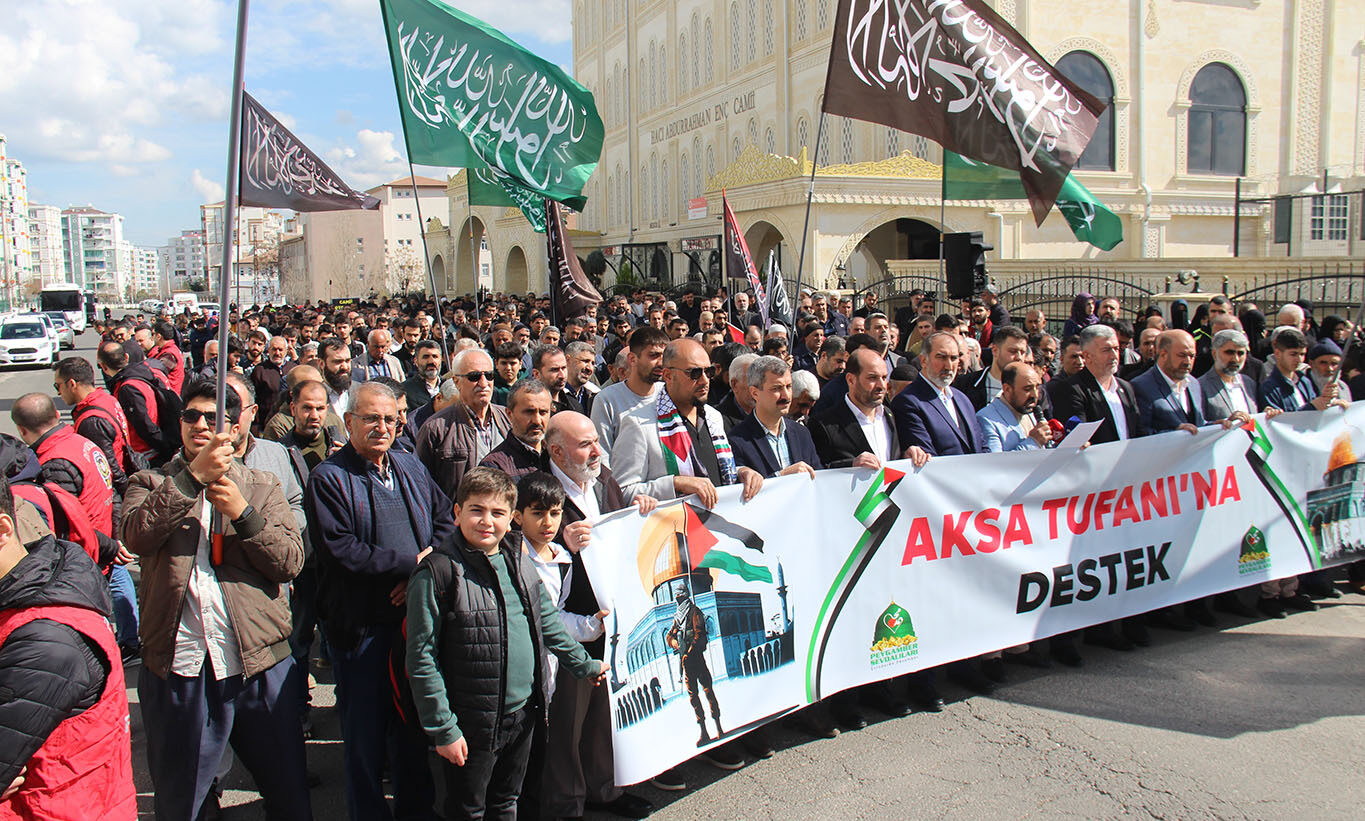 Diyarbakır’da İsrail’e malzeme gönderenlere sert tepki!