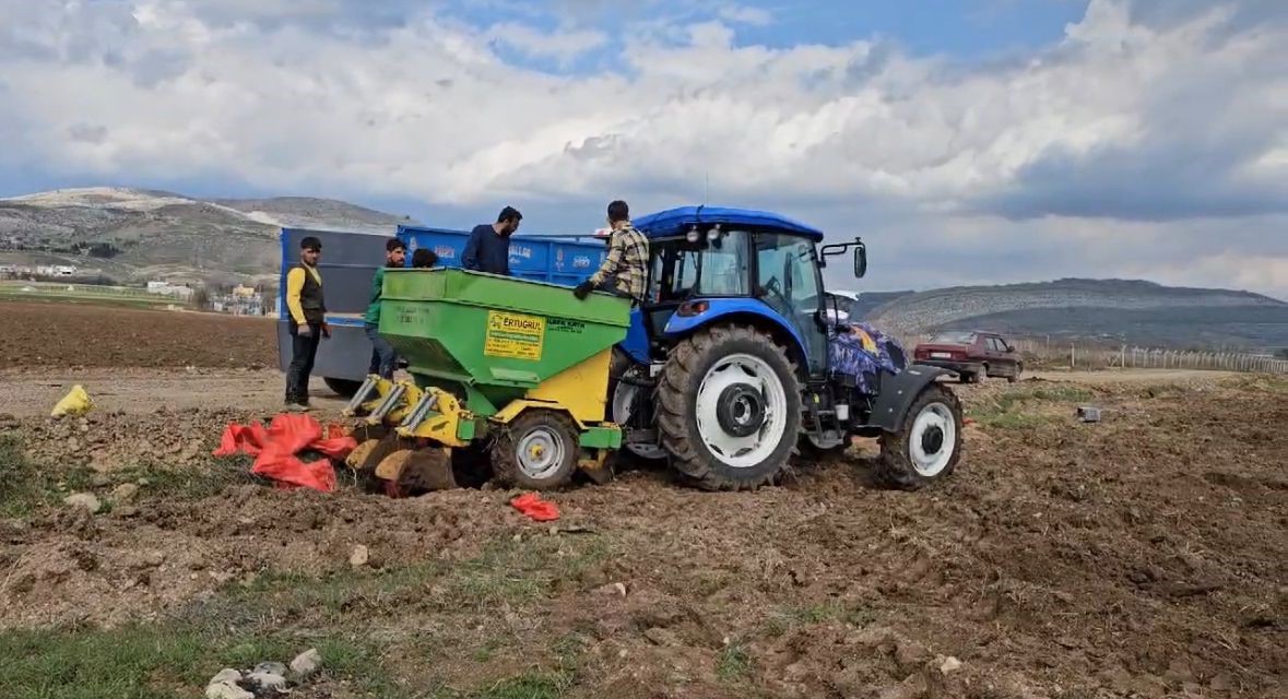 Diyarbakır'da patates ekimi başladı