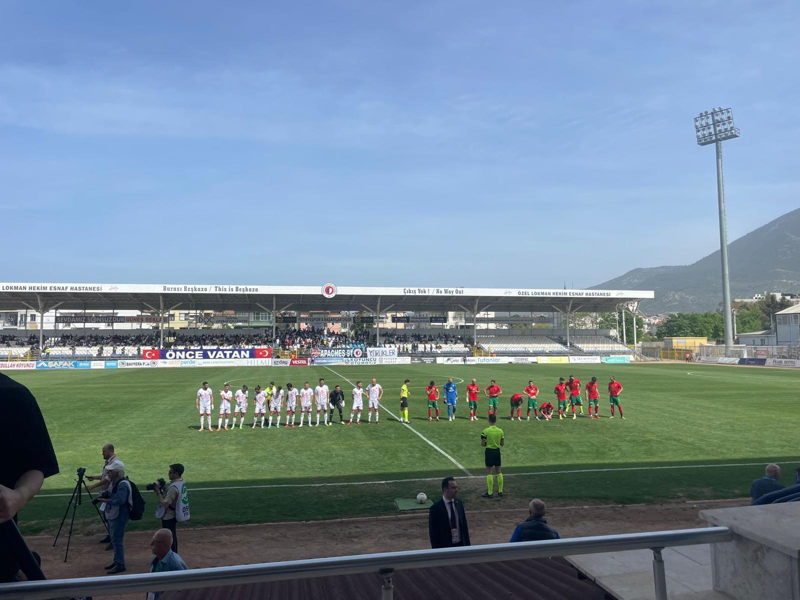 Amedspor ilk yarıyı 1-0 önde kapattı