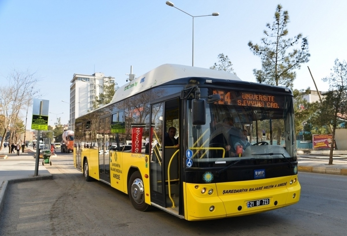 Diyarbakır'da bayramda ulaşım ücretsiz