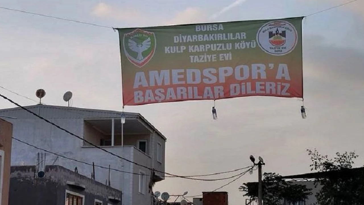 Amedspor pankartını kaldırdılar!