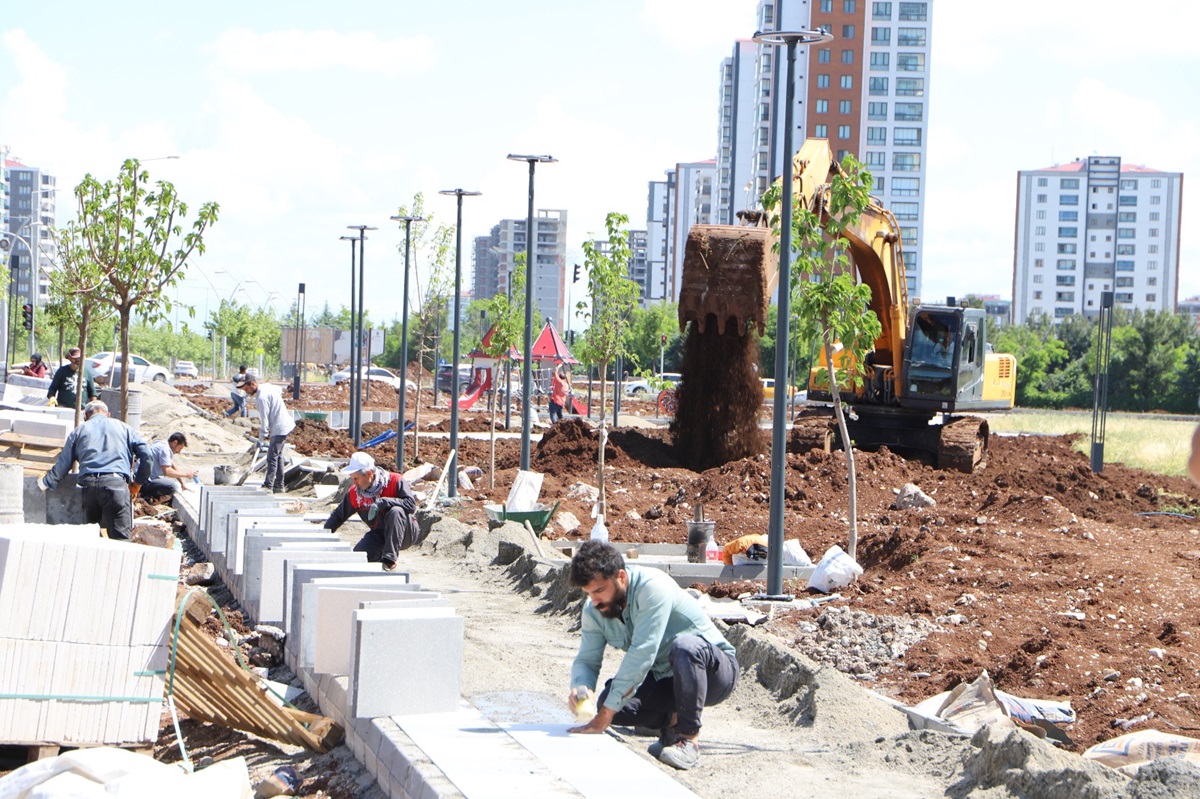 Diyarbakır’da Yeşil Kuşak Projesi tamamlanıyor