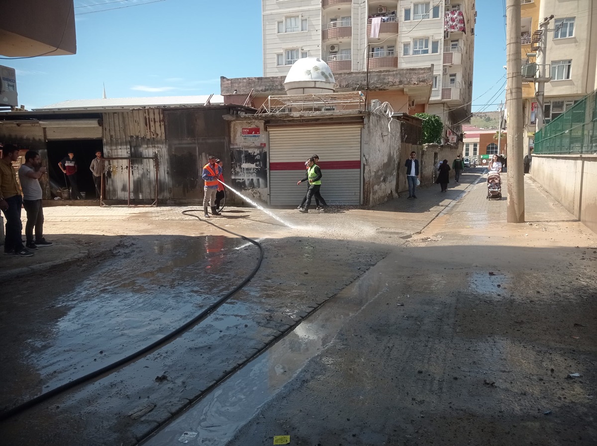 Diyarbakır’dan giden ekipler Cizre’yi temizledi